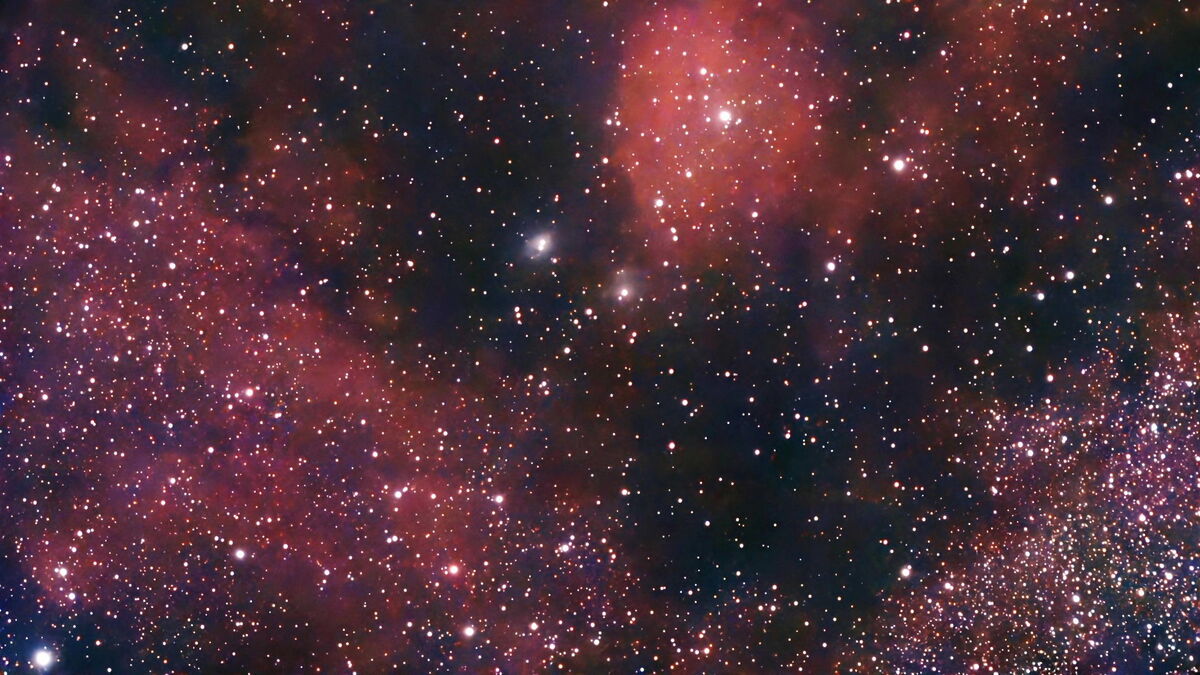 Туманность NGC 6589 в созв. Стрельца, фото М. Россета