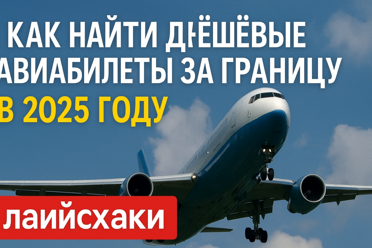 Как найти дешёвые авиабилеты за границу в 2025 году — реальный гайд для путешественников