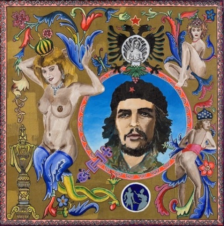 Звездочётов. Че Гевара. 1990. Холст, масло. 100х100 см.