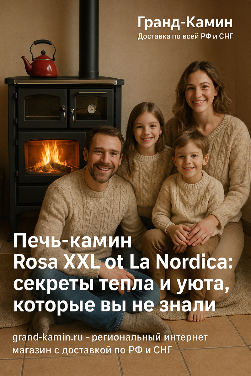    Печь-камин Rosa XXL от La Nordica: секреты тепла и уюта, которые вы не знали Kamin