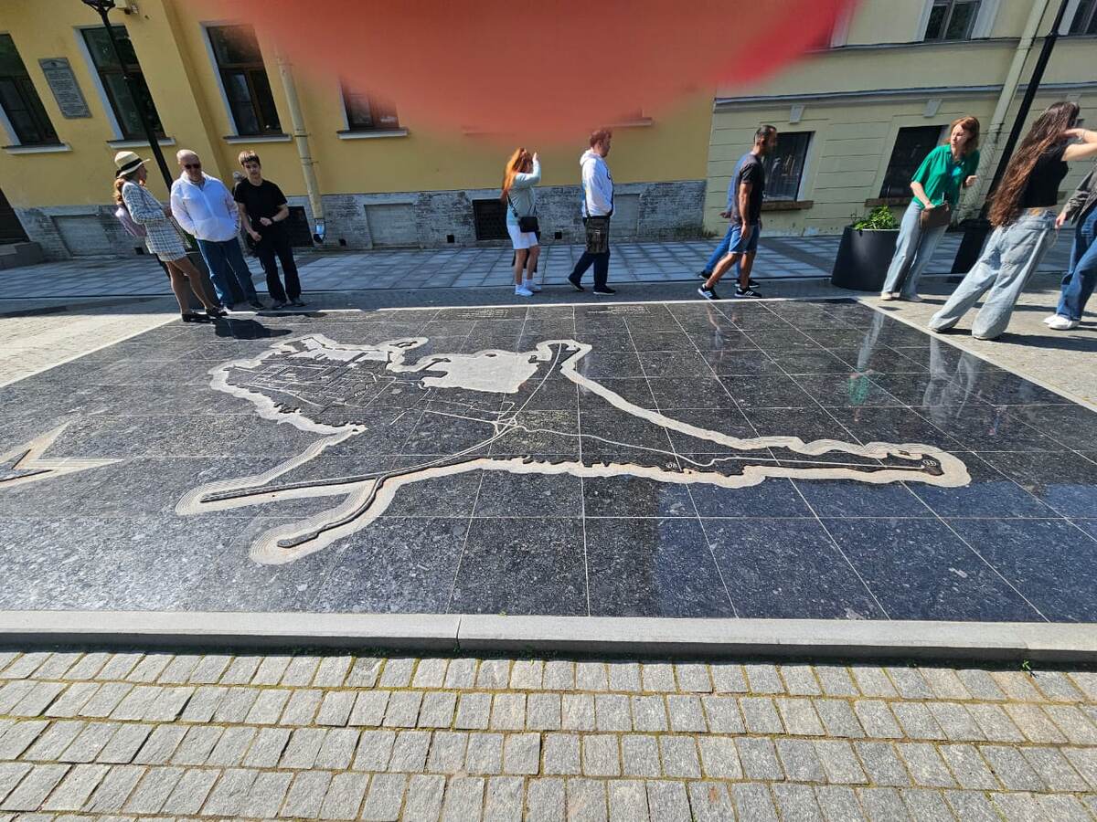 План Кронштадта, наше времяю Фото автора