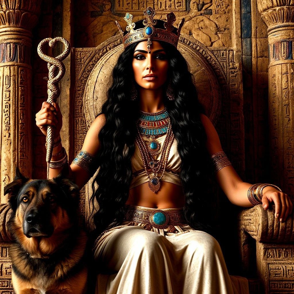 "Великая" богиня врачевания и смерти (нейросеть)