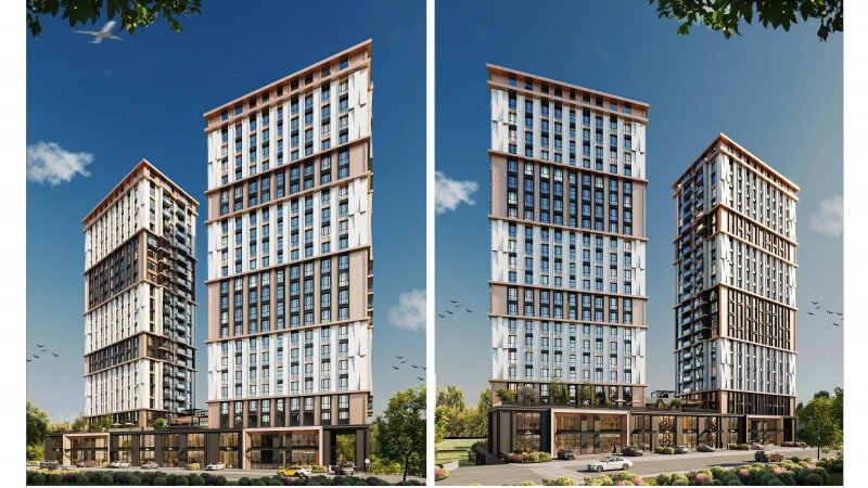     Эскиз ЖК на ул. Папанинцев 155 «Мастерская Золотова» совместно с компанией «Векстрой»