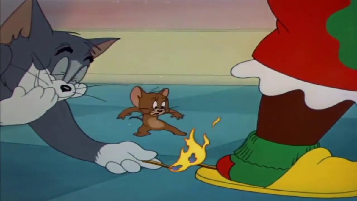 Кадр из мультсериала "Том и Джерри"