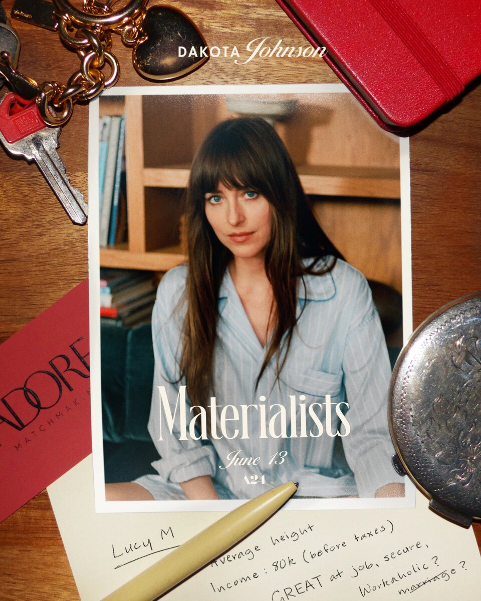 Постер к фильму "Материалистка" 