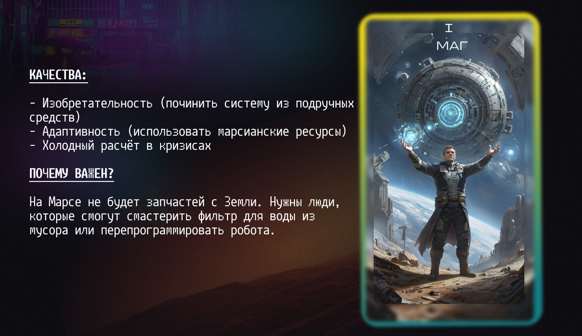 Маг (I аркан) – Космический МакГавер