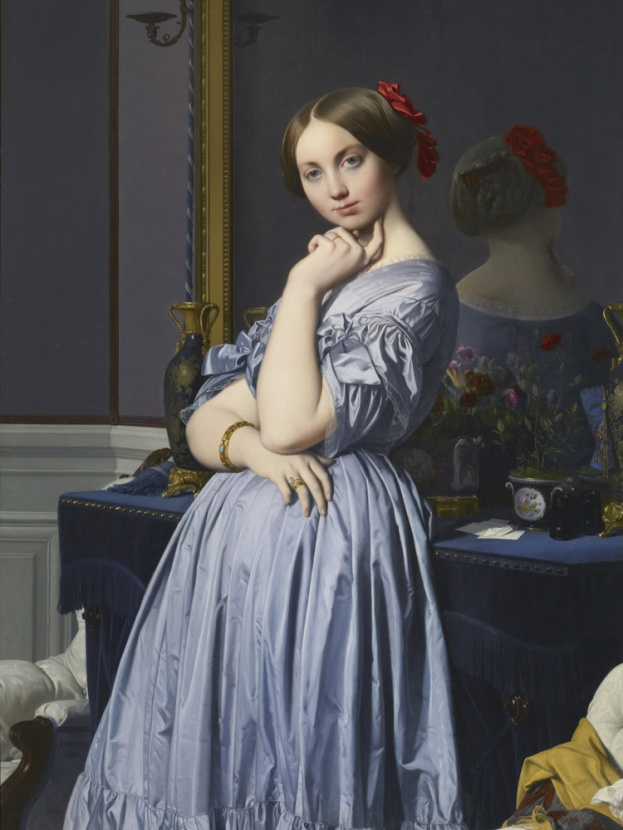 Картина Ж. О. Энгра «Портрет графини д’Оссонвиль» (1845). Артикул: 138107