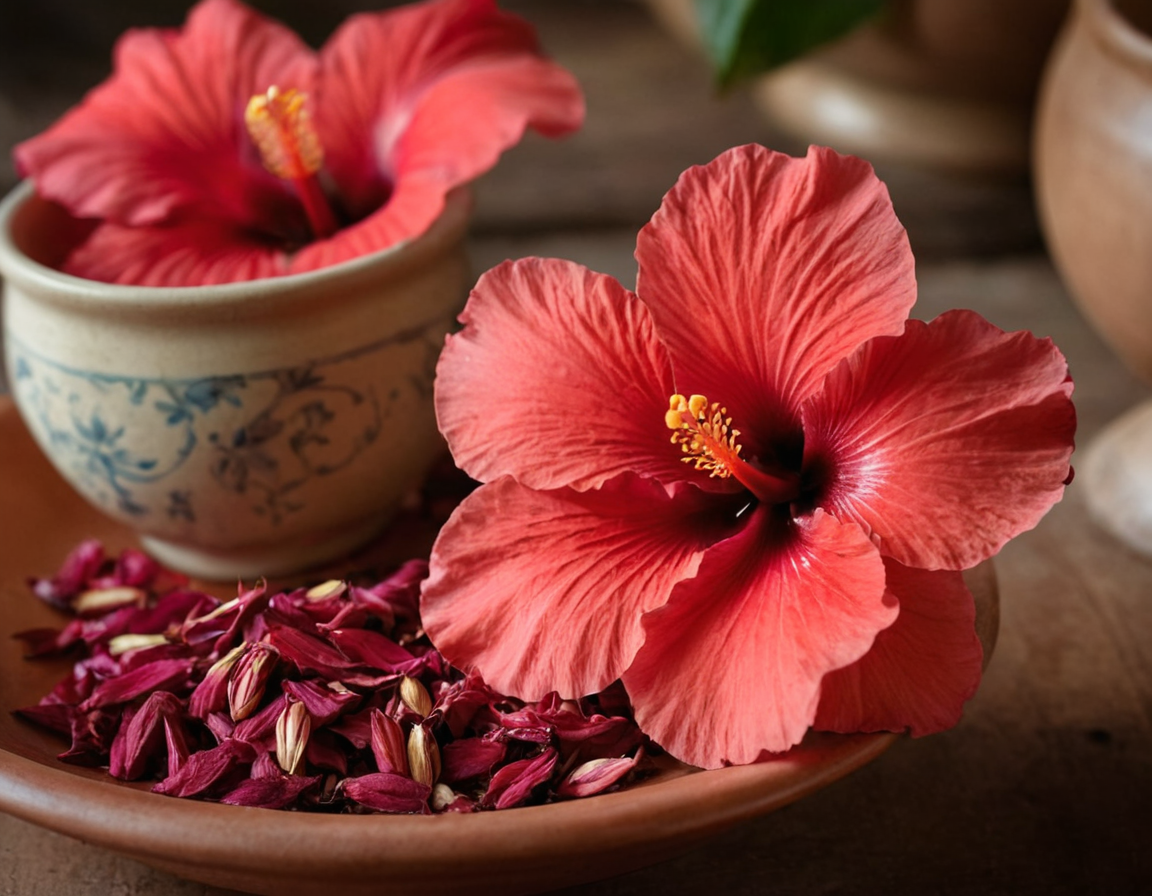 Цветы каркаде