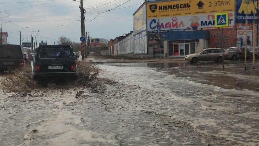 Ижевск, ул. Крала Маркса. Дренажные системы