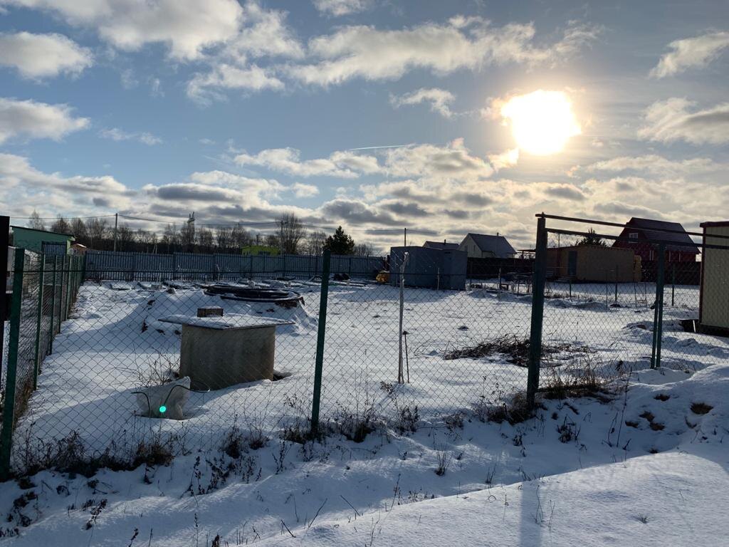 Так выглядел наш участок в январе 2020 года