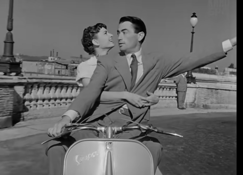 Vespa / джо Бредли и принцесса Анна