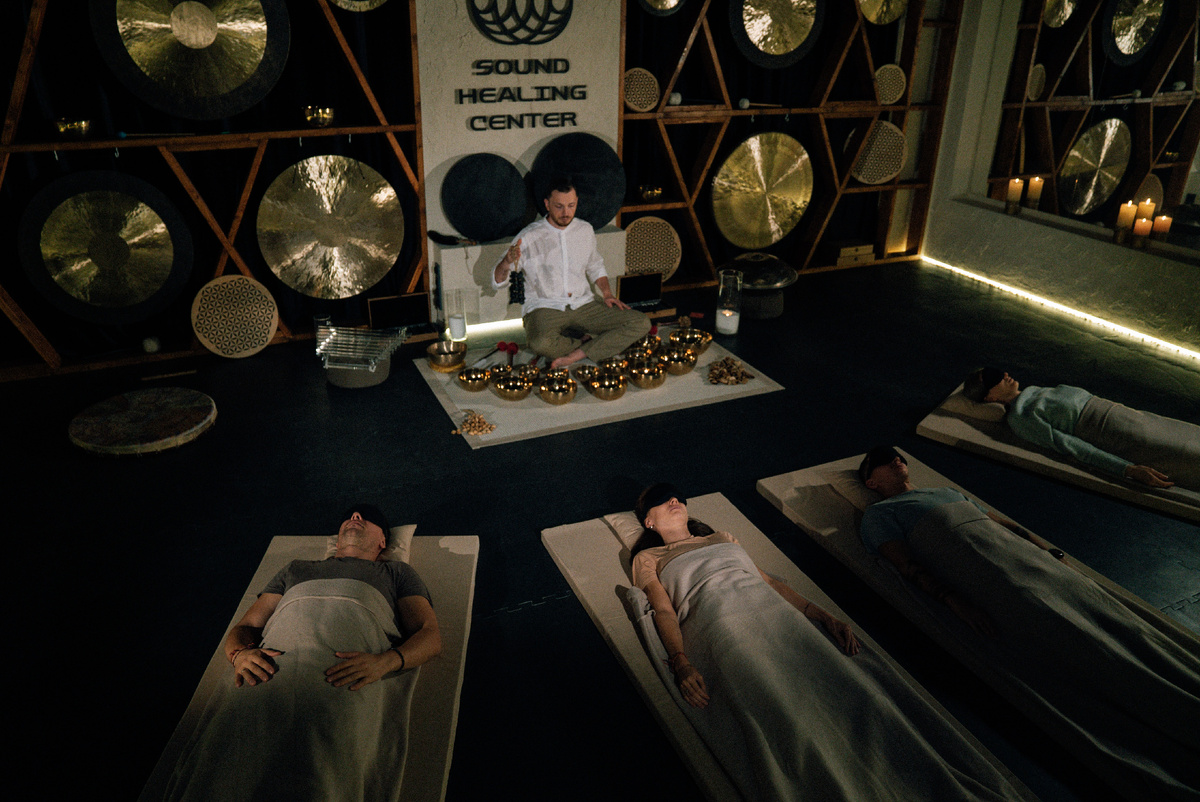 Сеансы звукотерапии в Sound Healing Center
