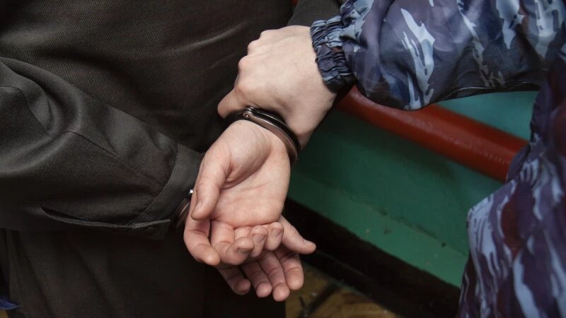     Наручники. Арест. Анна Зайкова