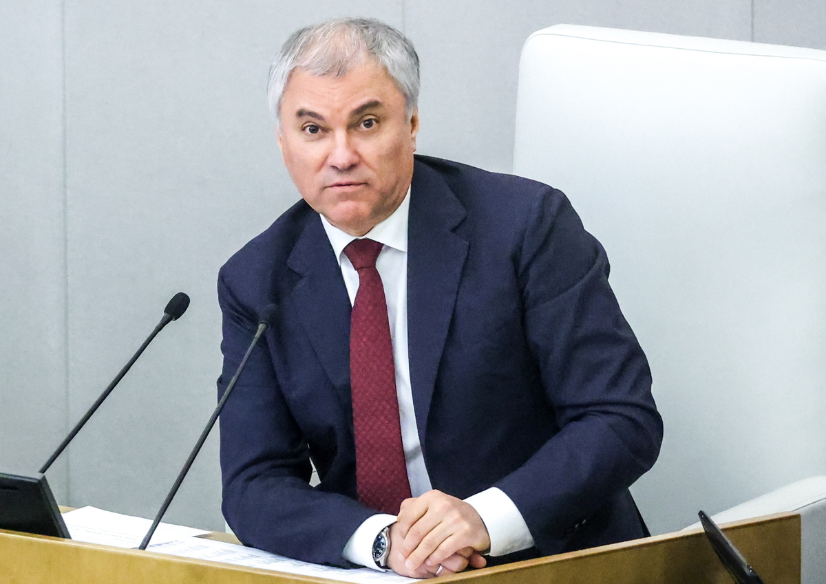    Спикер Госдумы РФ Вячеслав Володин  Сергей Фадеичев/ТАСС