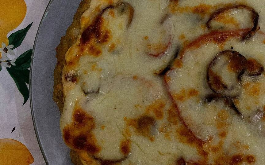 Пиццеканка/КуряПицца или просто вкуснейший сытный ужин🍕