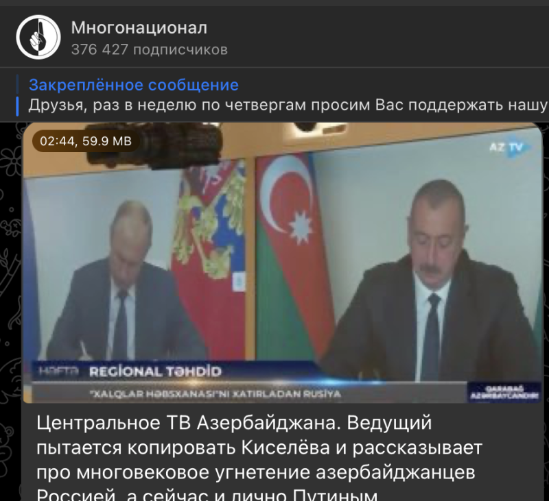    Скриншот: t.me/mnogonazi