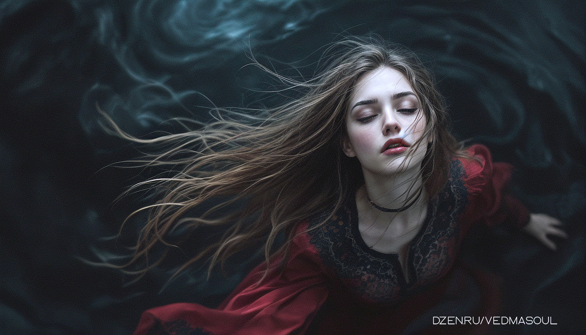 Авторское изображение @vedmasoul. Cгенерировано ИИ. Порча от бывших,порча отношения