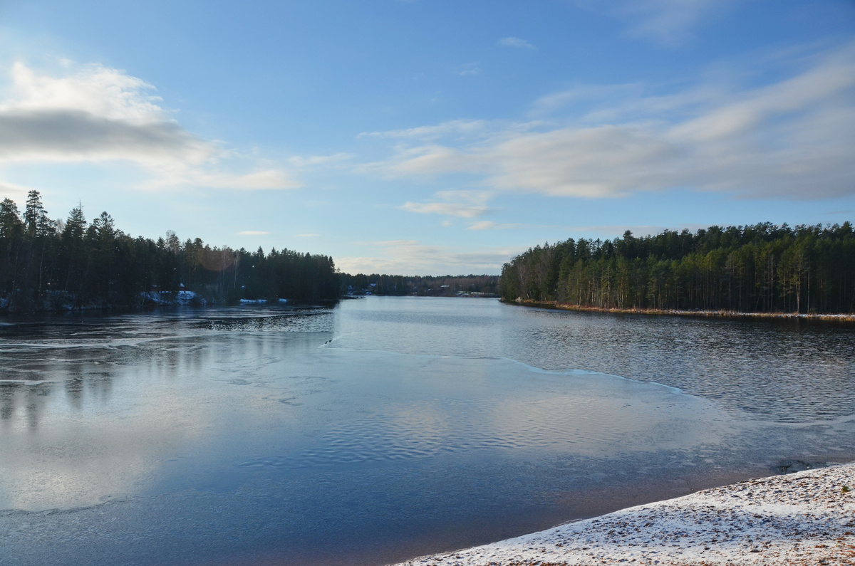 Вырица. Река Оредеж