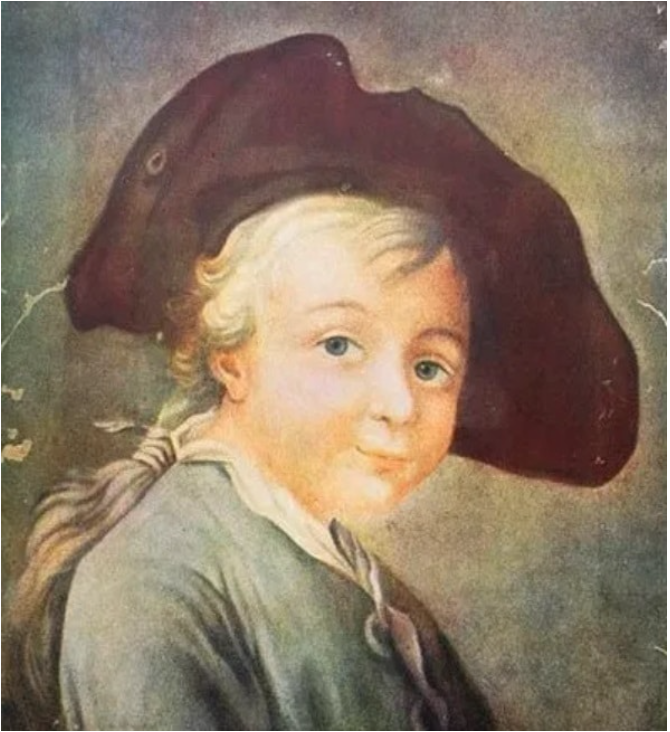 Портрет Александра Суворова в детстве