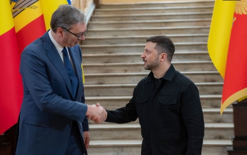    Вучич с Зеленским на саммите в Одессе