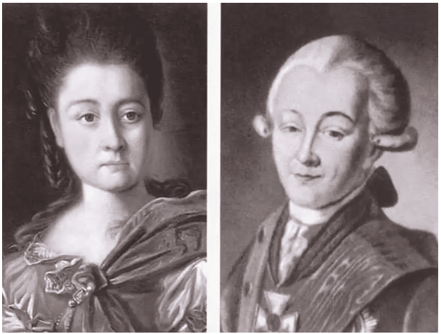 Александр Суворов и Варвара Прозоровская
