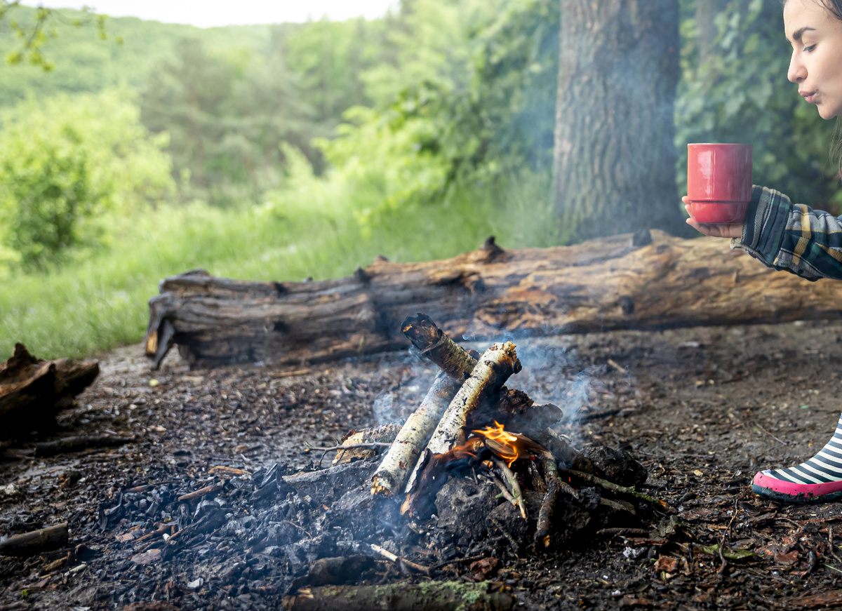 https://ru.freepik.com/free-photo/attractive-girl-with-cup-her-hand-warms-up-near-fire-forest_15761891.htm Изображение от pvproductions на Freepik