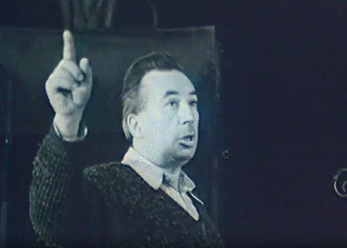 Анатолий Эфрос на репетиции спекталя Московского театра на Малой Бронной "Отелло" (1979)