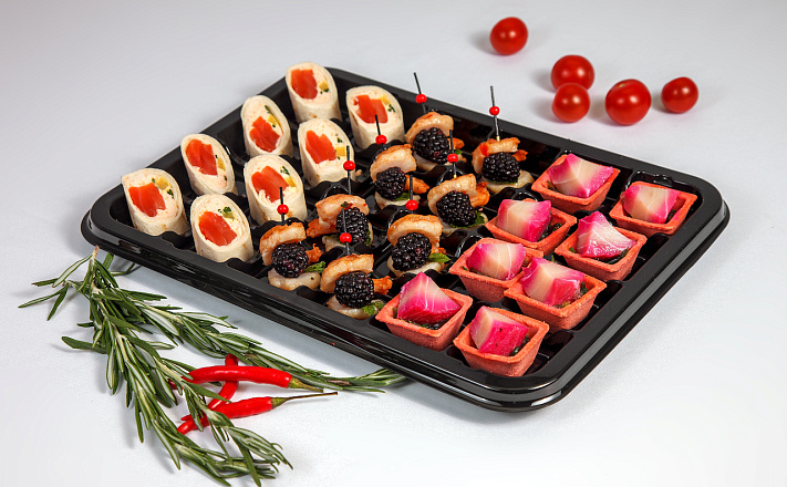 Фуршетный набор канапе и мини закусок "Лагуна" - shop.m-catering.ru