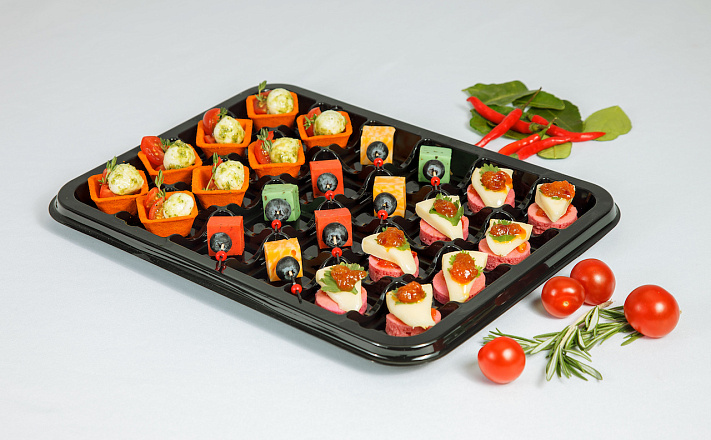 Набор для фуршета с сырными мини закусками - shop.m-catering.ru