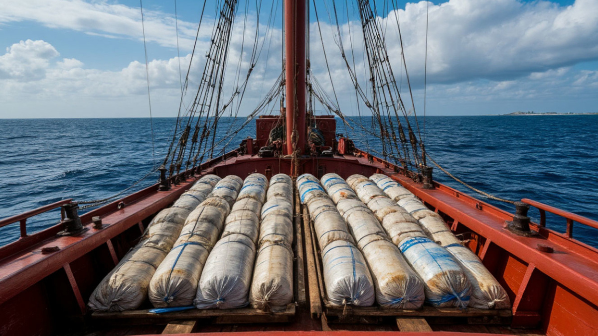 Найденная контрабанда на корабле