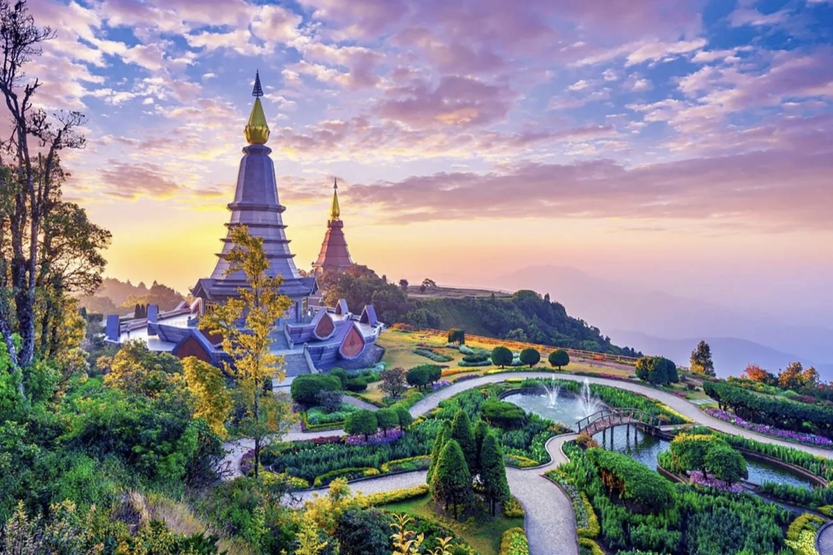 Город Чианг Май на севере Таиланда