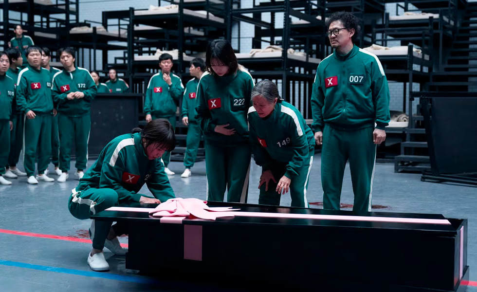 Кадр из сериала «Игра в кальмара»