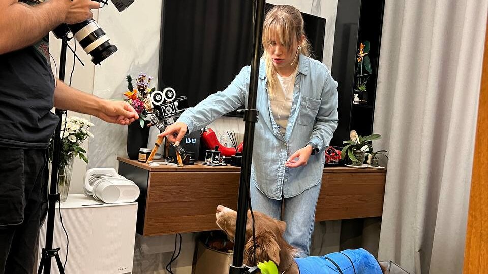 Картинка, которую отправила выше, напомнила мне о съемке для первого канала