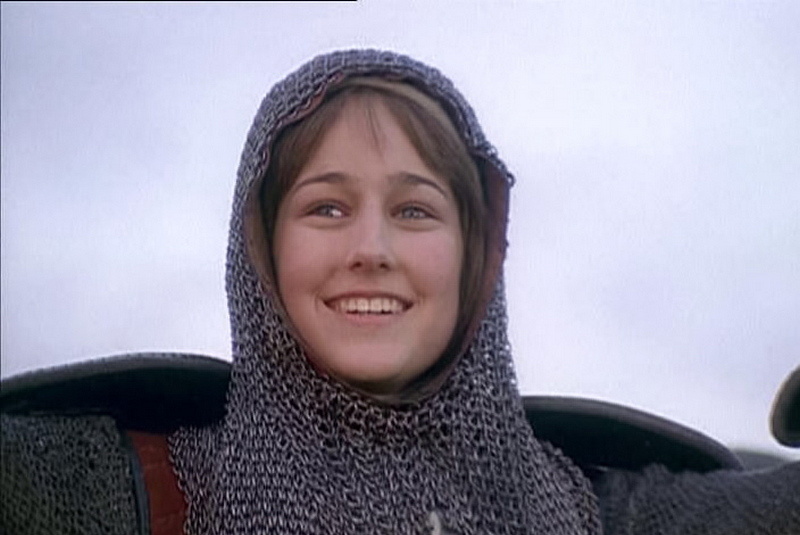 Лили Собески в роли Орлеанской девы, 1999 г.