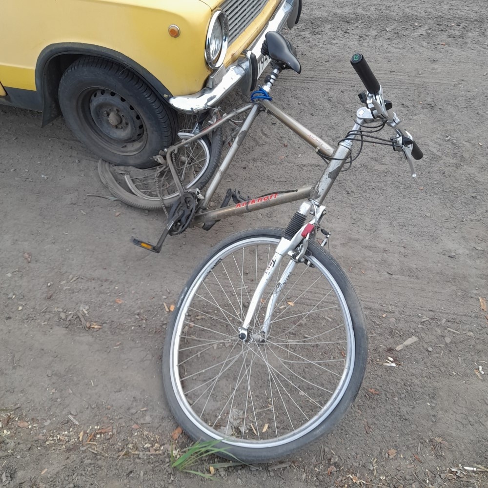    Наезд на велосипедиста. Фото: Госавтоинспекция Петрозаводска / ВК