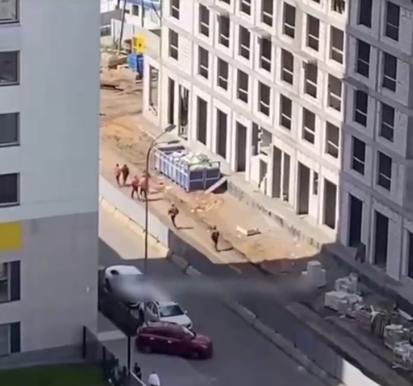 Кадр видео, опубликованного тг-каналом "Многонационал".