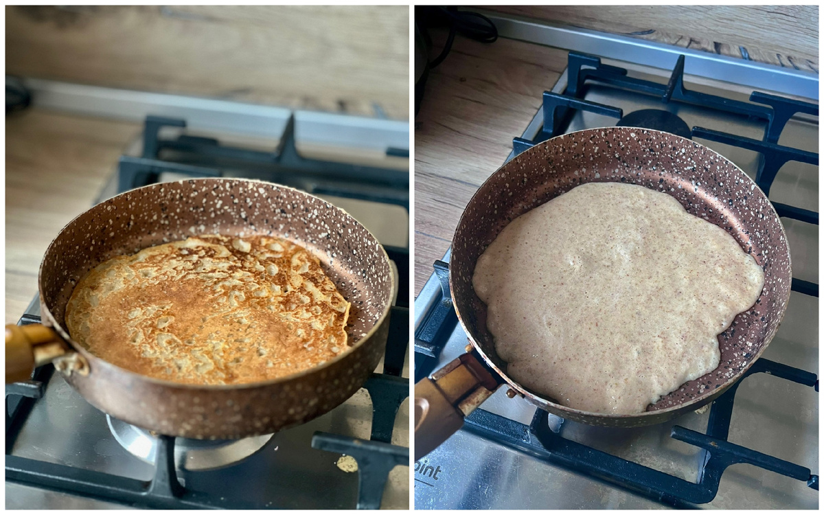 Блинчики "в процессе"