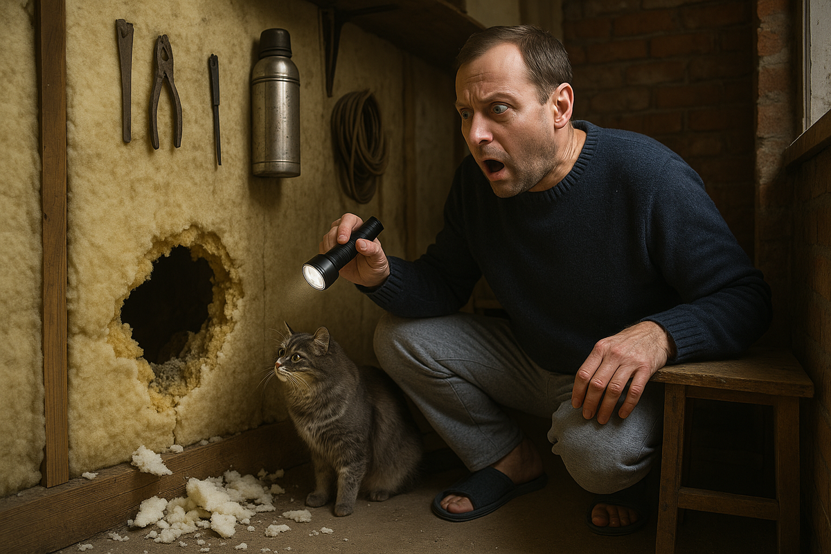 Мыши прогрызли утеплитель