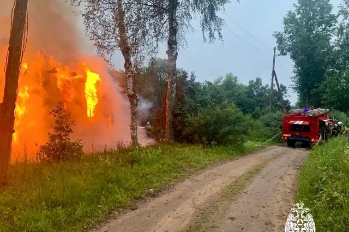    Появились подробности пожара, где заживо сгорела женщина в Удомле