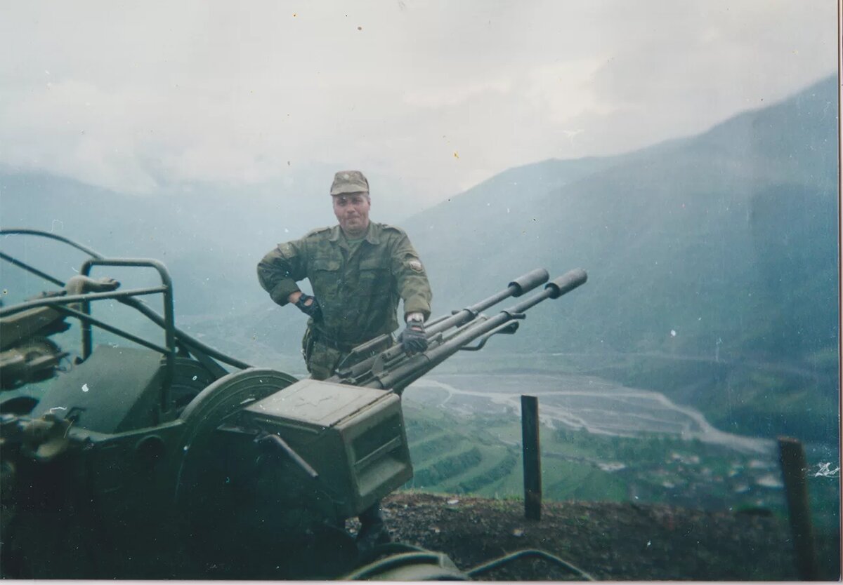 В Кавказских горах.