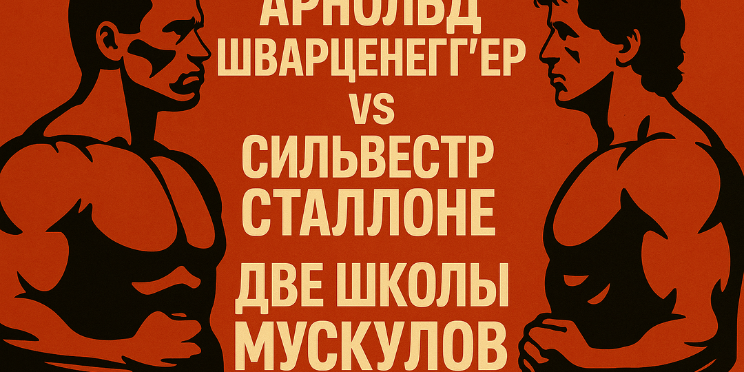 Арнольд Шварценеггер vs Сильвестр Сталлоне: две школы мускулов