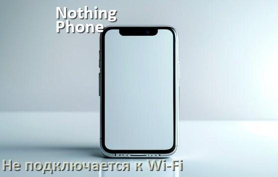
Почему телефон Nothing Phone не подключается к Wi-Fi и что делать