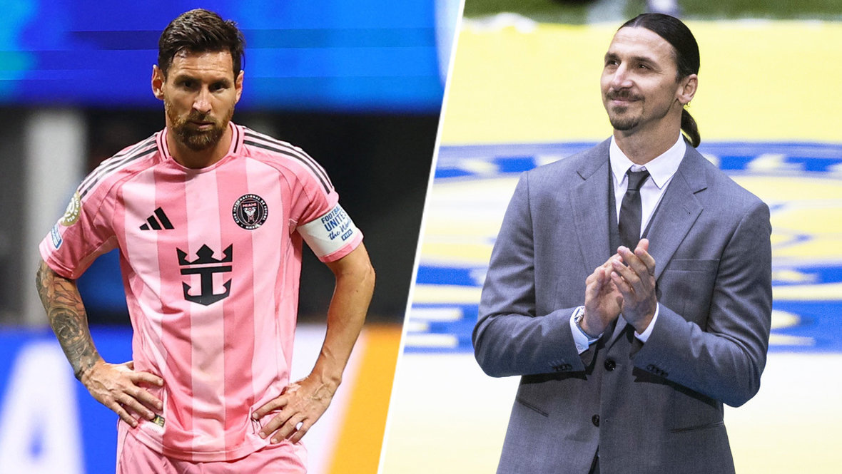    Лионель Месси и Златан Ибрагимович.Global Look Press, Reuters