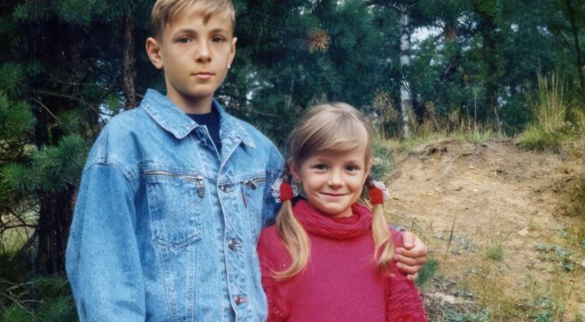 Полина Филоненко с братом Романом