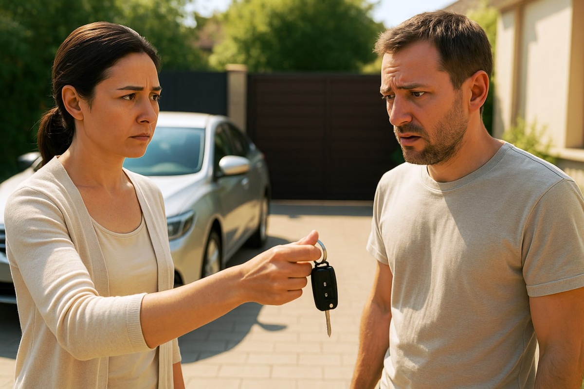 — Забирай машину. Только не приезжай к нам больше, — сказала я ему на прощание