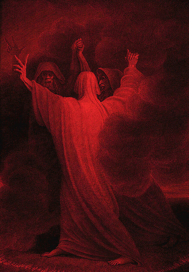 "Три ведьмы" из "Макбета" Уильяма Шекспира. Картина Ричарда Уэстолла