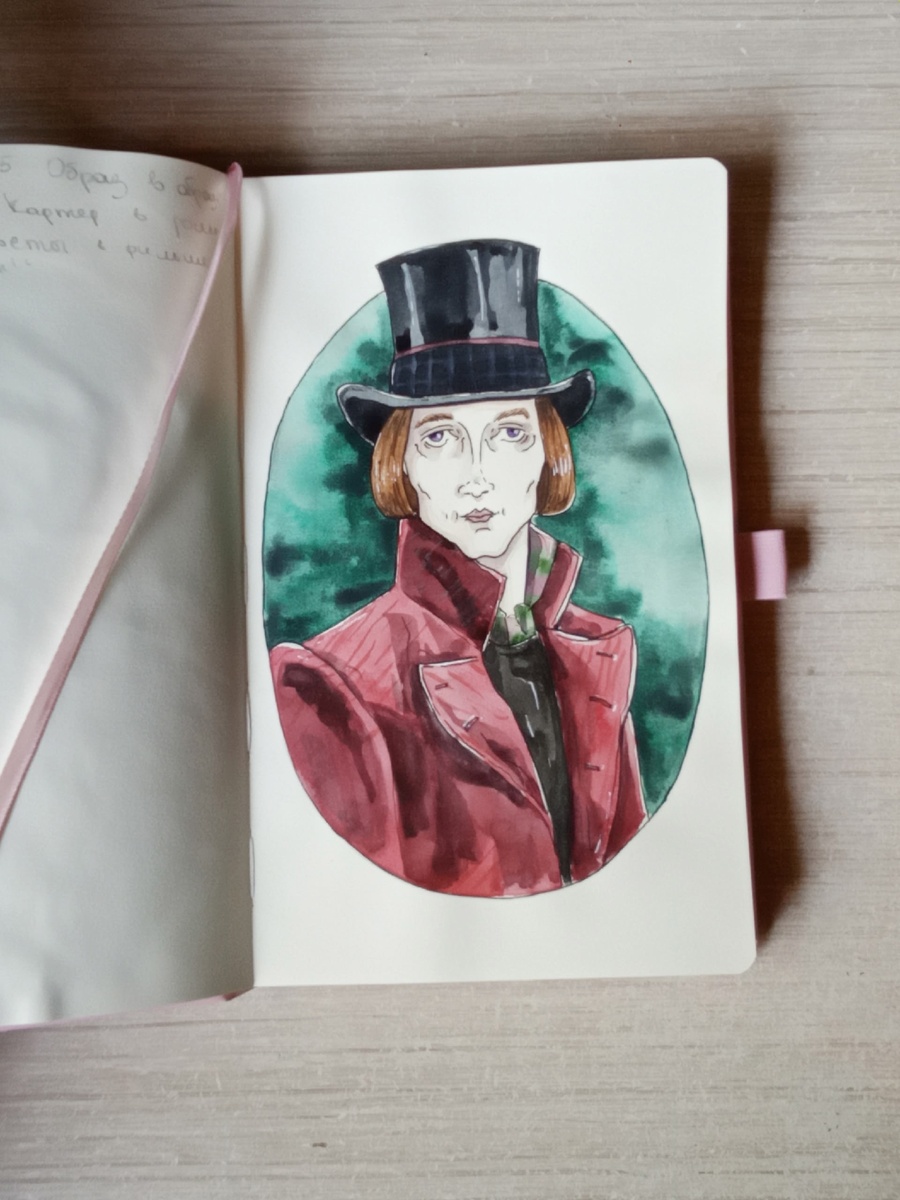 Джонни Депп в образе Вилли Вонки из фильма "Чарли и шоколадная фабрика"