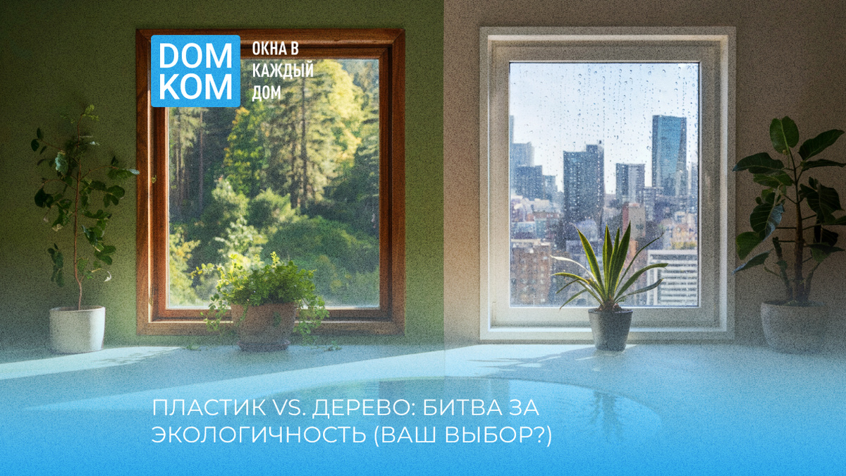 Деревянные или пластиковые окна?