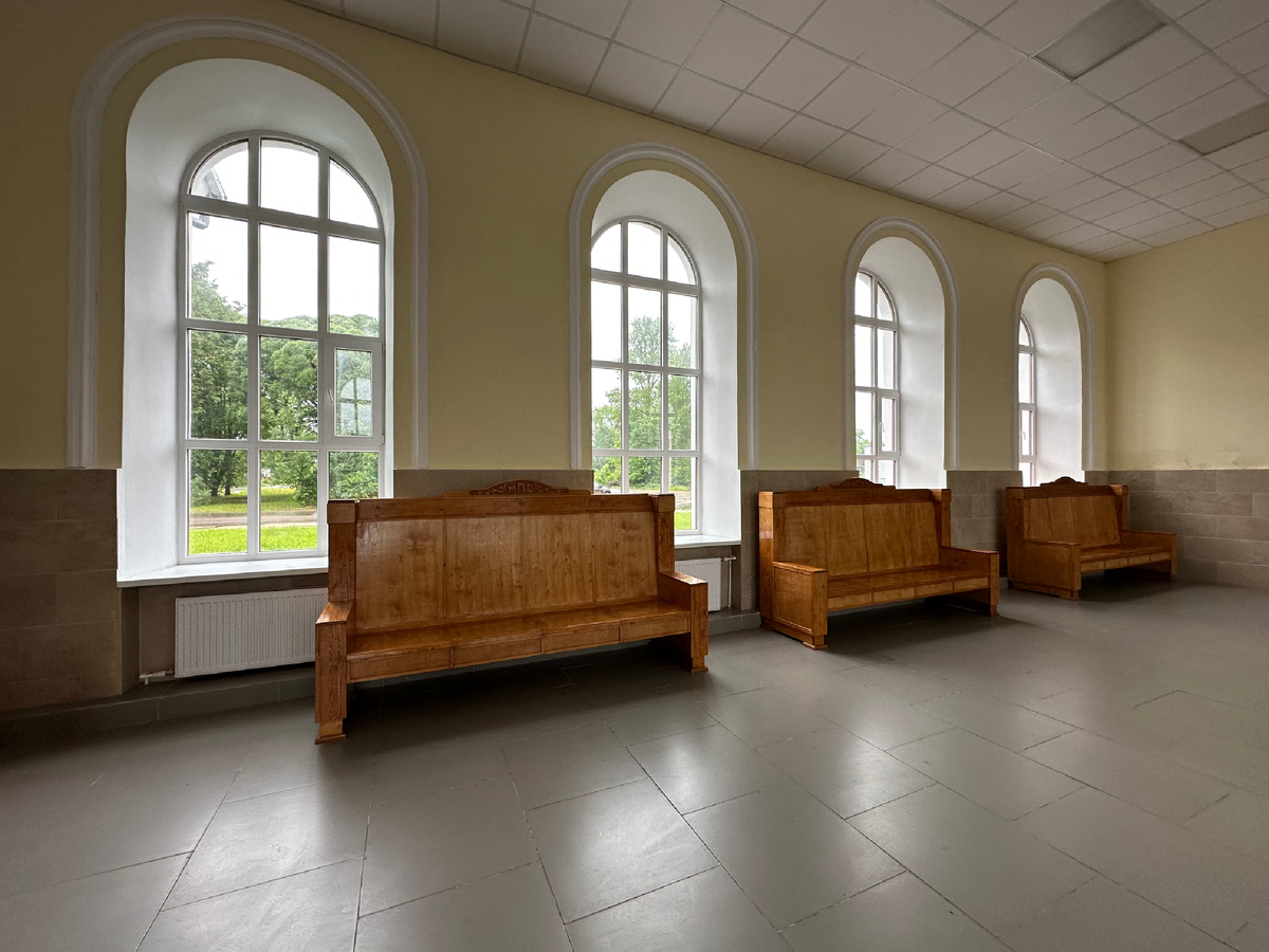 Вокзал в городе Осташков