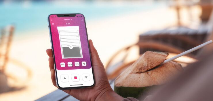 Приложение для управления рольставнями